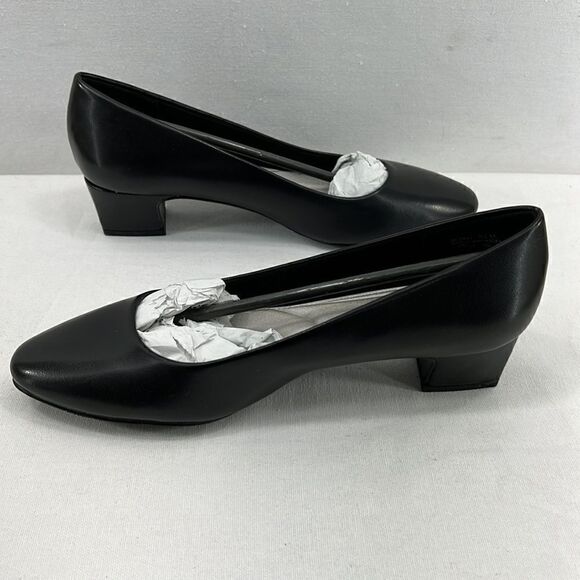 Easy Street Prim Pump- Black Faux Leather- Size 8.5 M- NIB - Picture 4 of 7